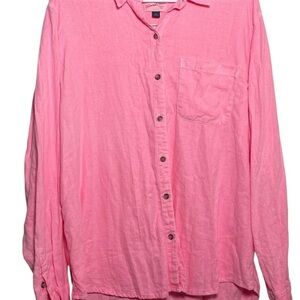 Pink Button-Up Shirt